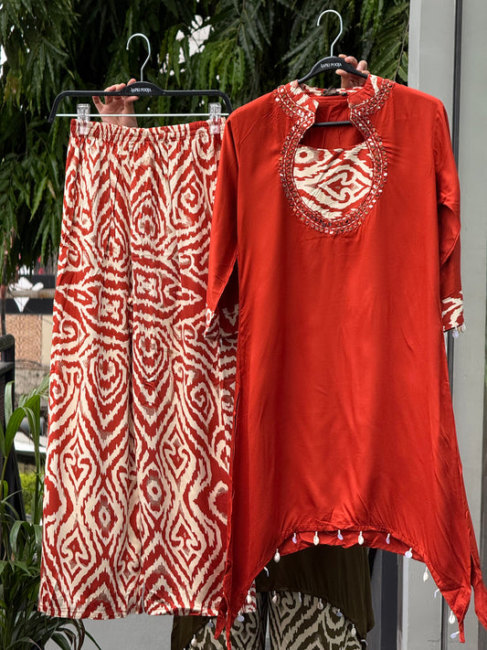 Printed co-ord set
