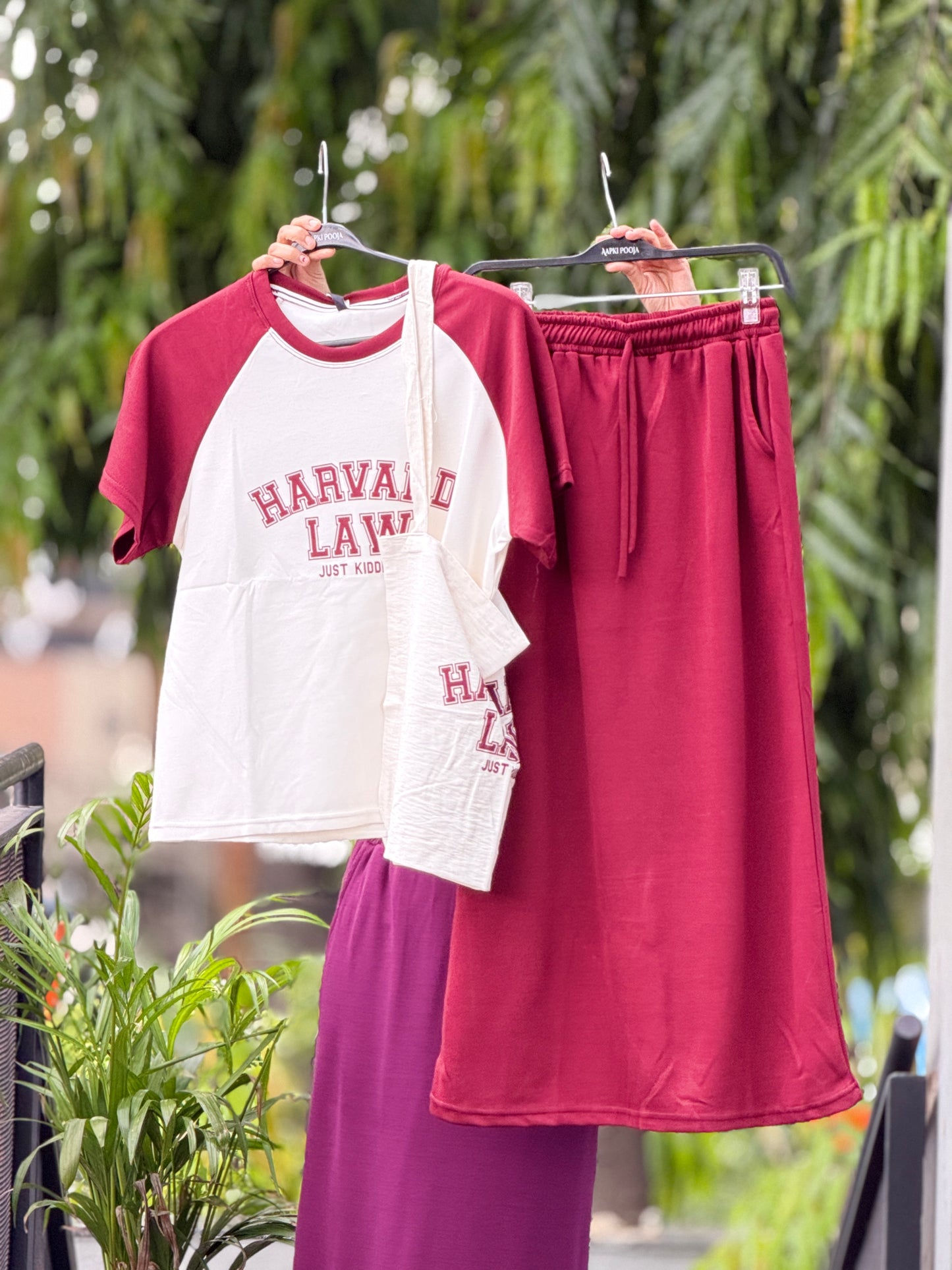 Harvard 3-Piece Co-Ord Set with Tote Bag