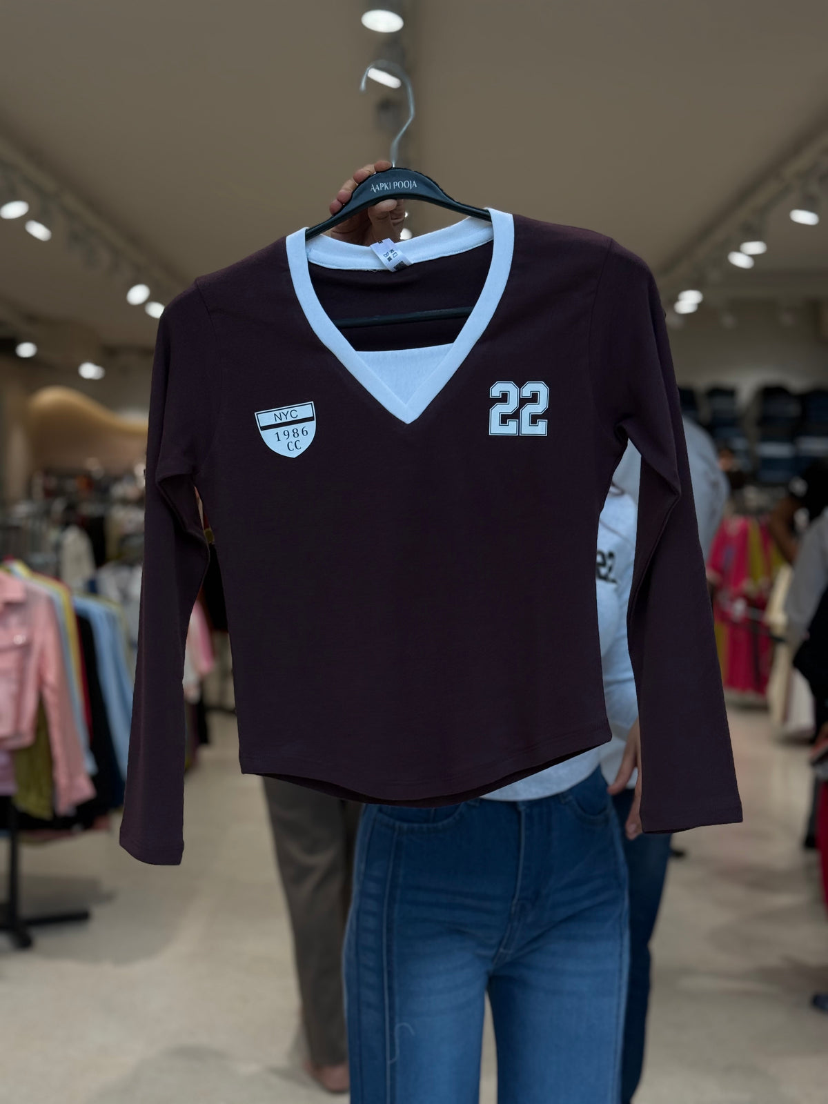 full sleeves body fit T-shirt