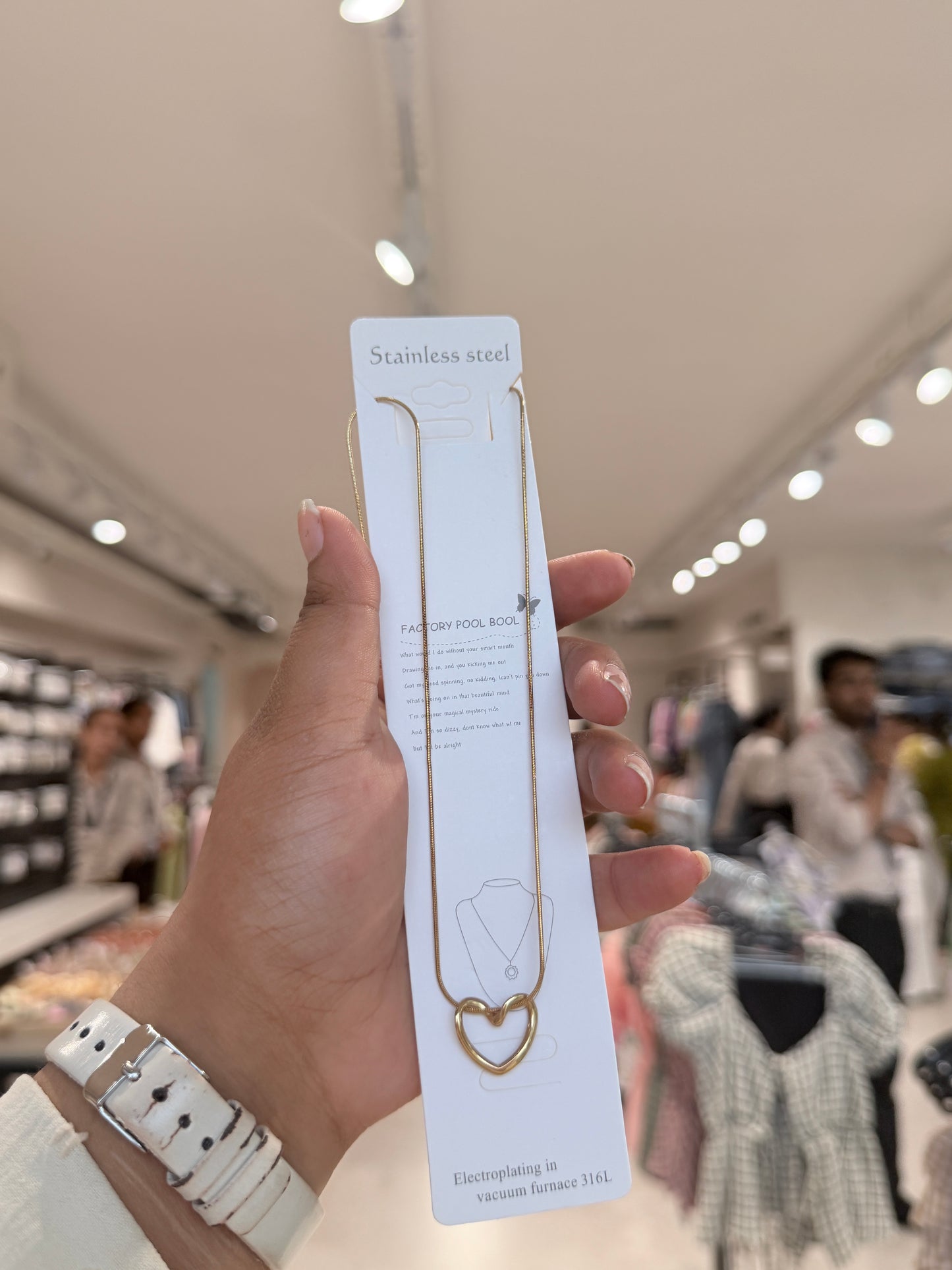 Anti-Tarnish Neckpiece