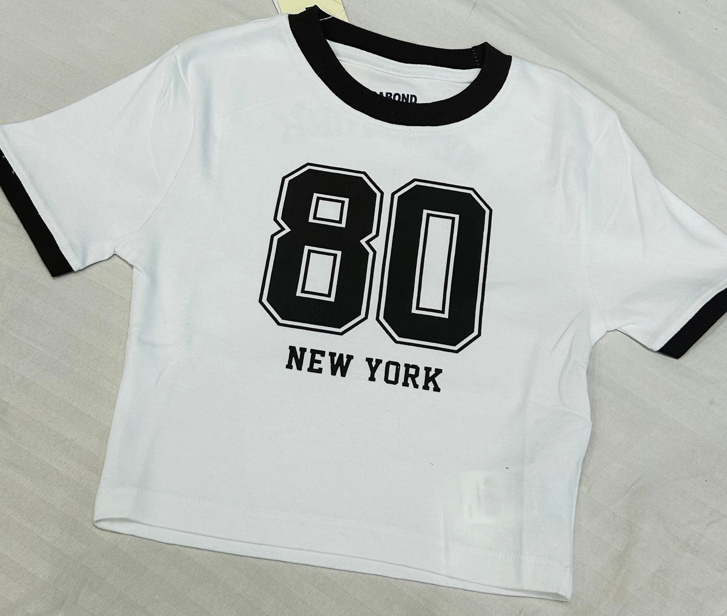 80 NEW YORK baby tee
