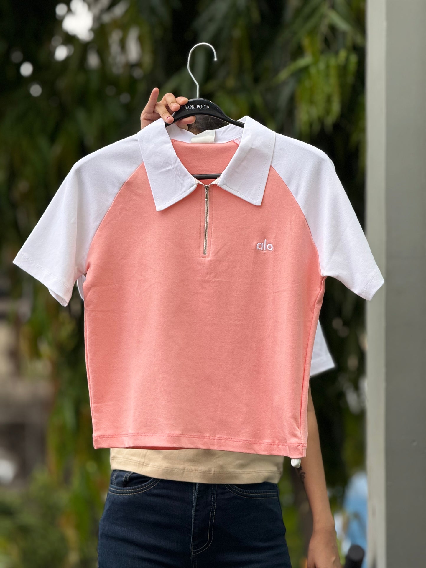 Zip polo everyday T-shirt