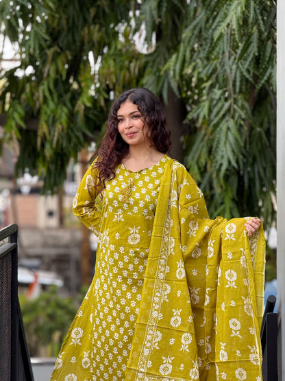 3 piece cotton suit set