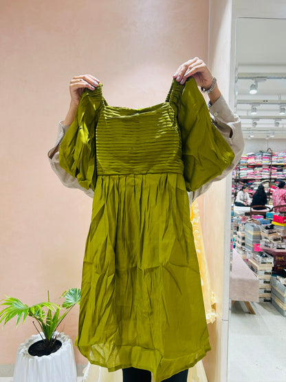 Smocked Midi Dress