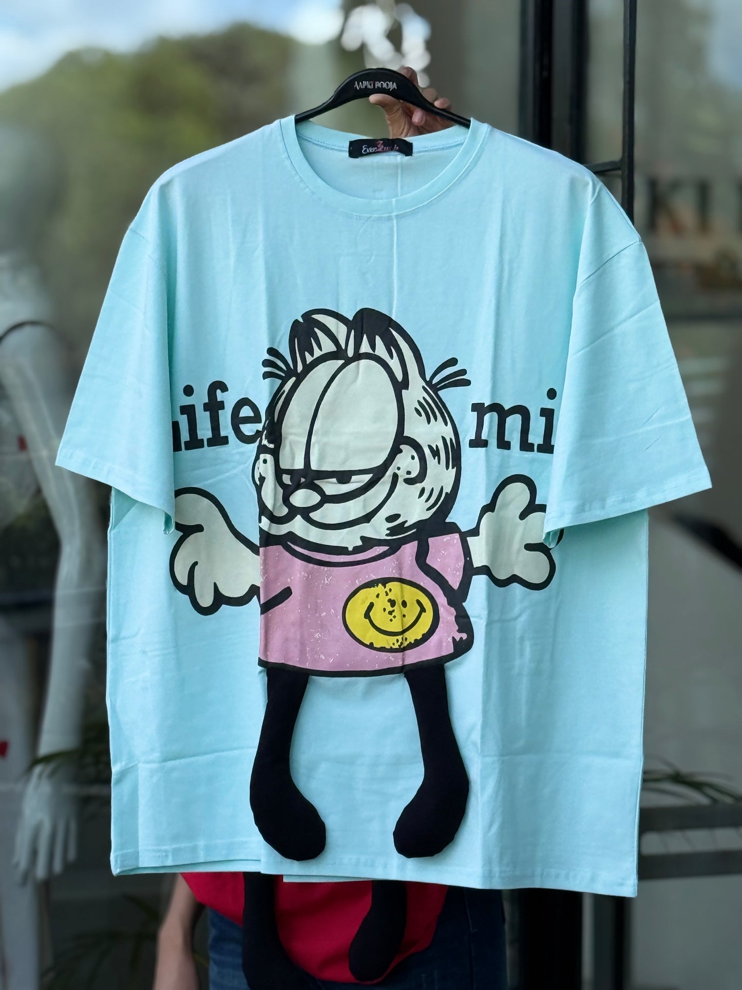 Garfield Oversized Graphic T-Shirt