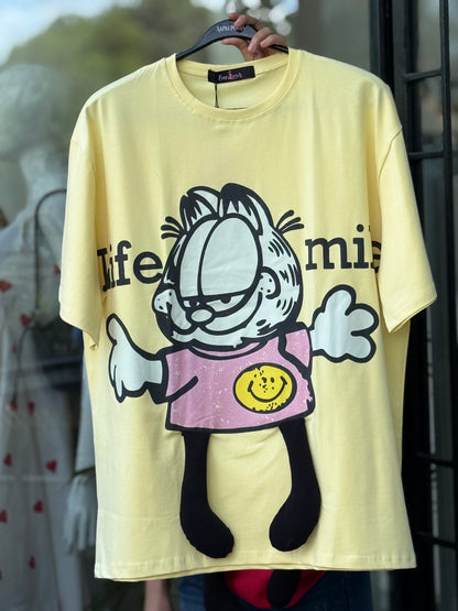 Garfield Oversized Graphic T-Shirt
