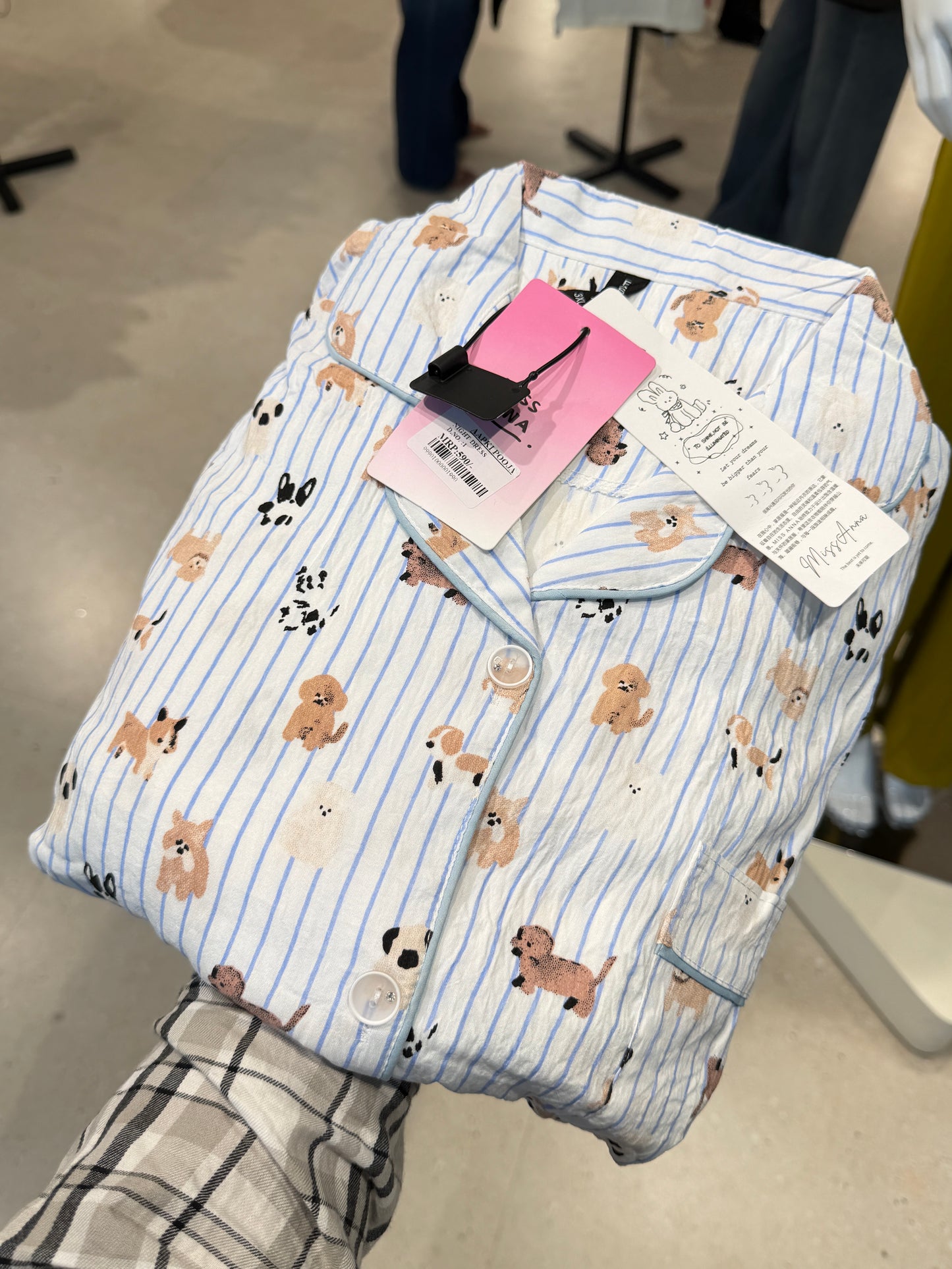 3-Piece Sleepwear Set, night suit