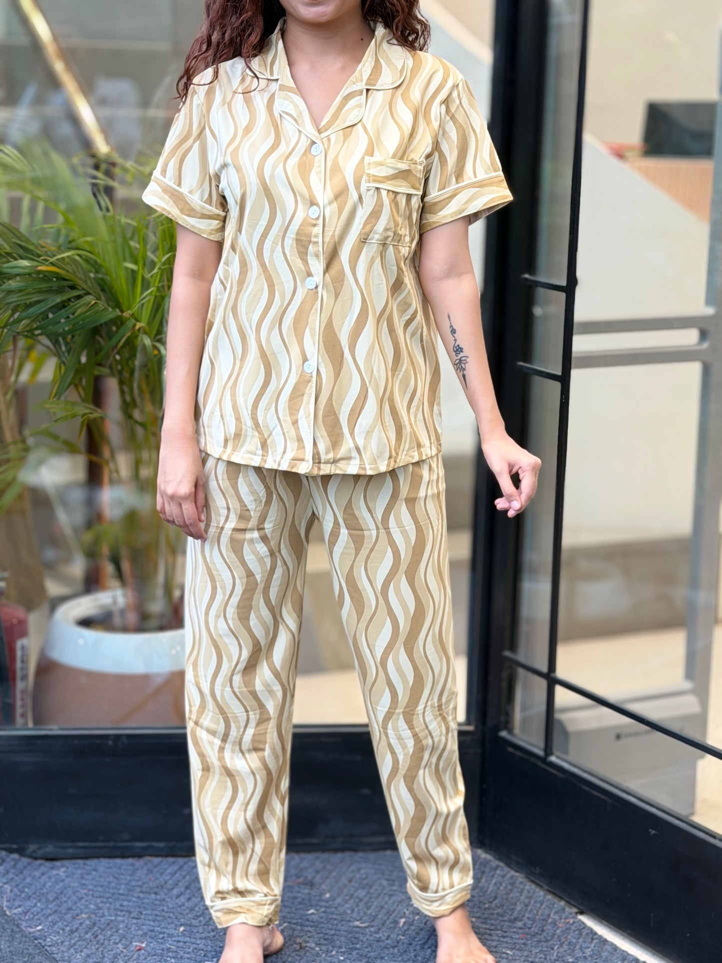 Two piece night dress
