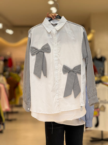 Bow detail shirt