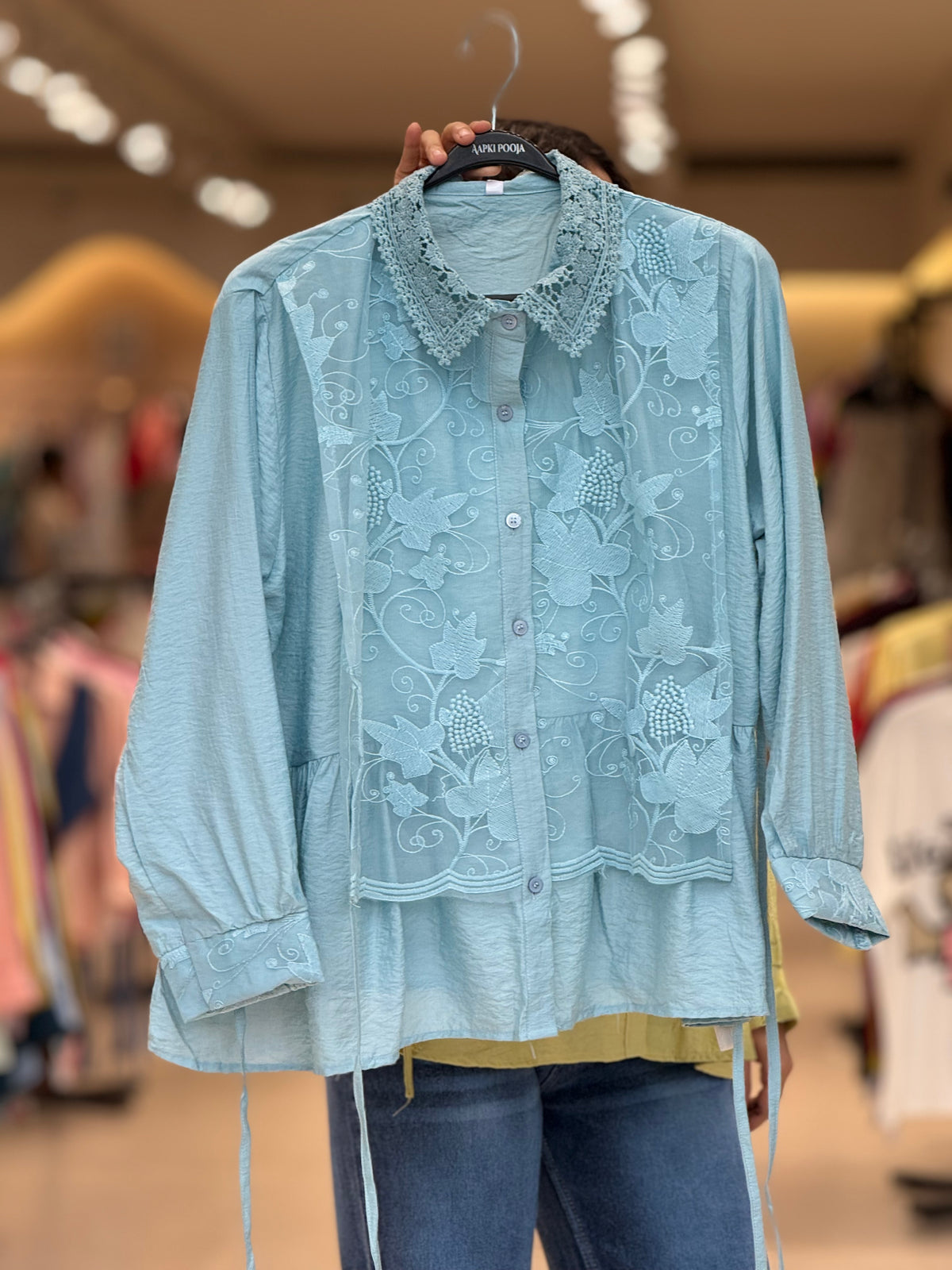 Inbuilt jacket partywear shirt