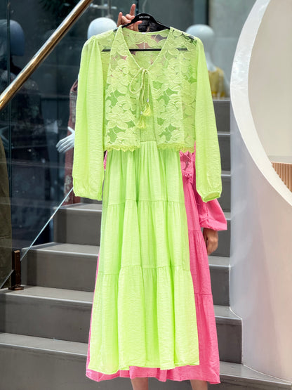 One piece dress with jacket