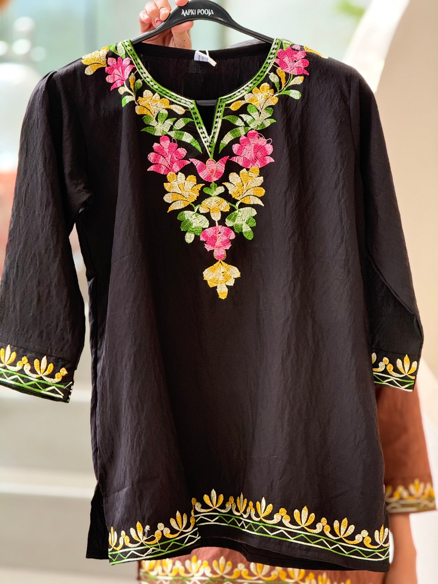 Embroidered top
