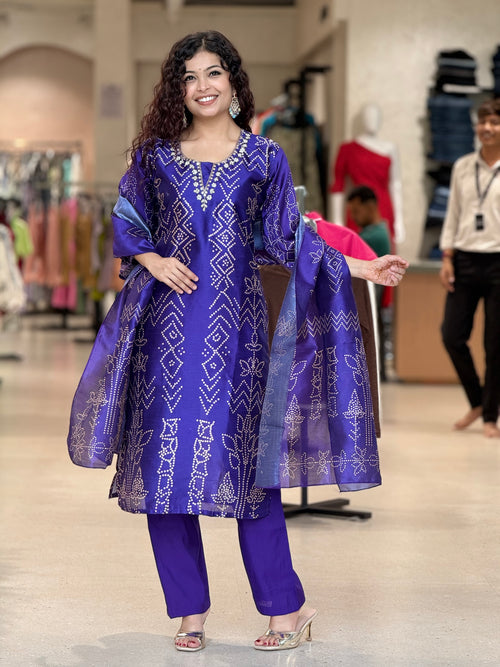 3 piece partywear suit set