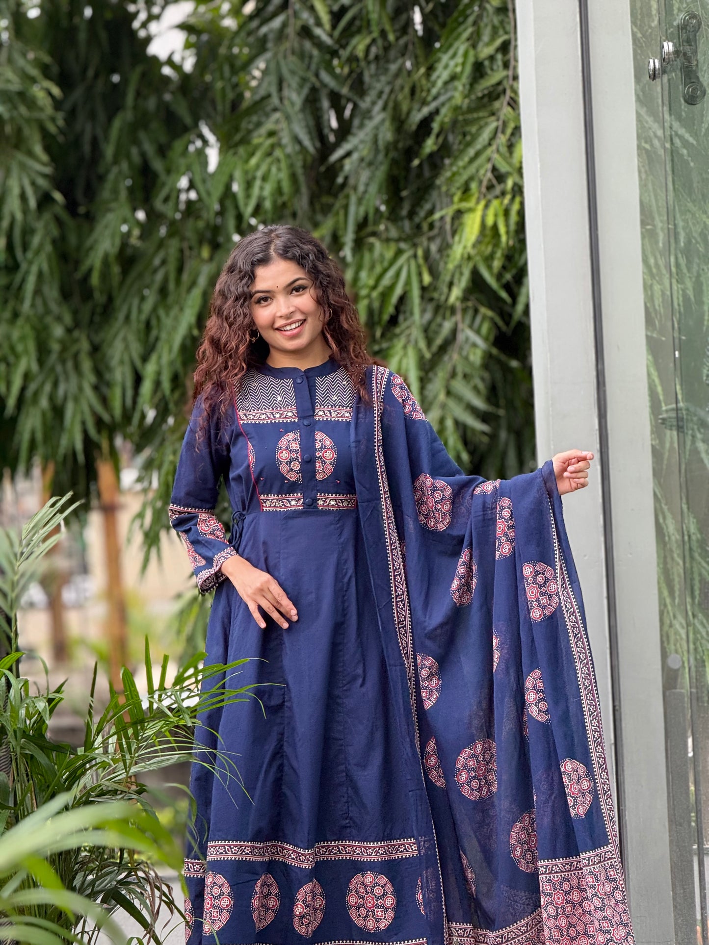 3 piece cotton party wear suit set