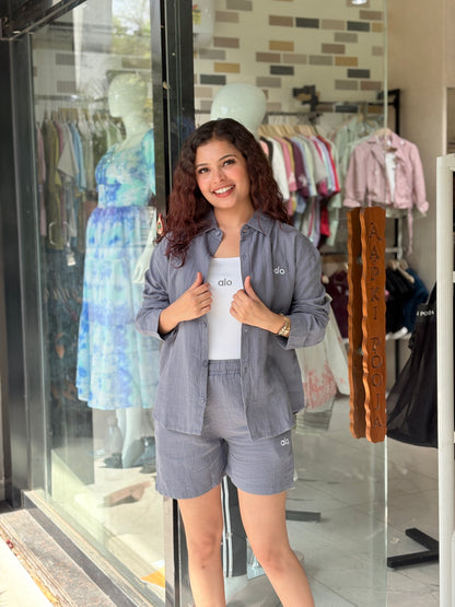 Alo 3-Piece Linen Co-Ord Set