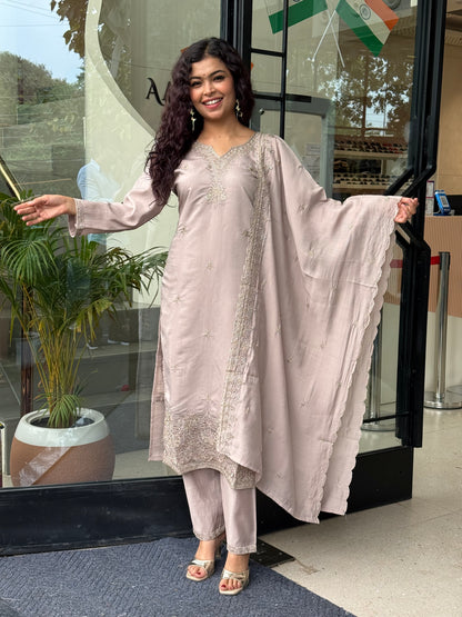 3 piece partywear suit set