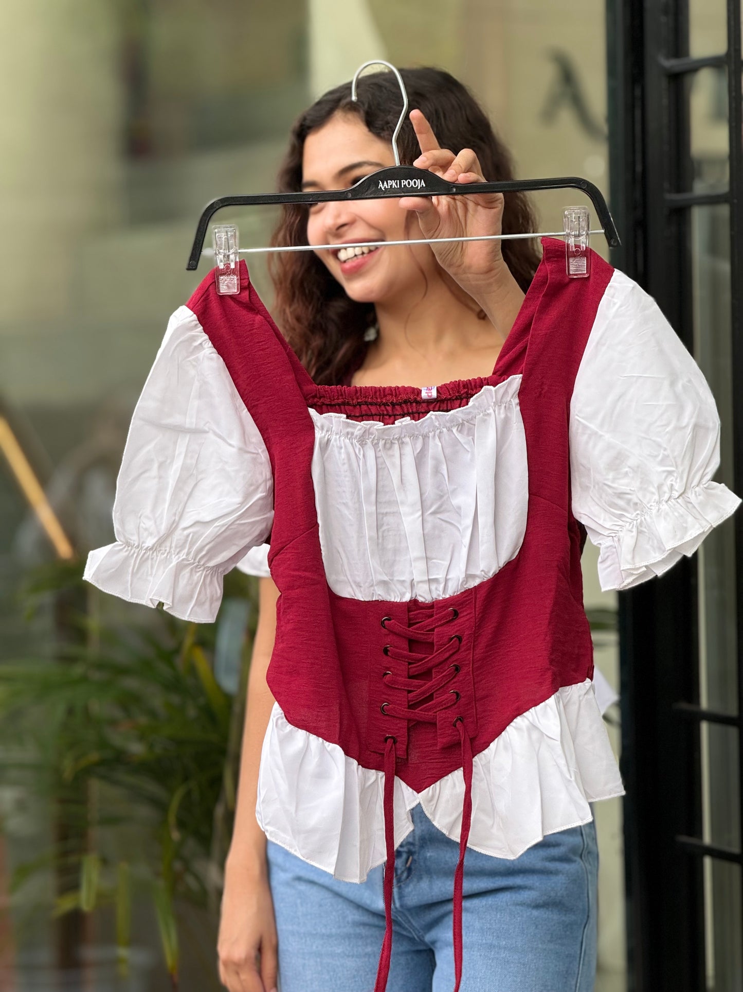 Corset body fit top