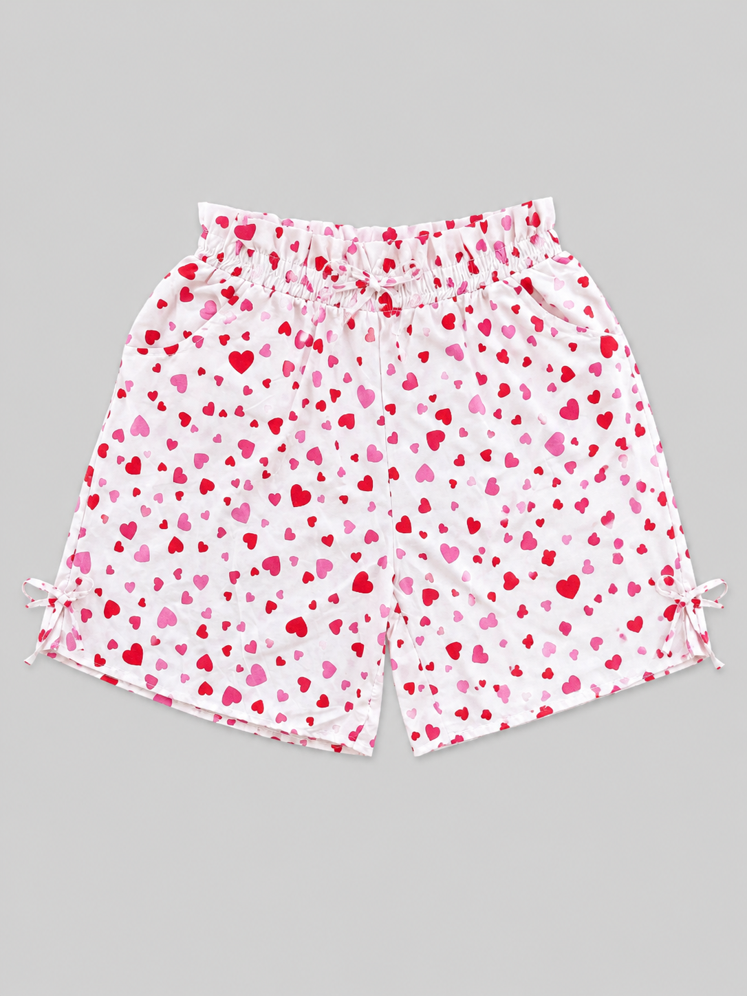 Cupid Hearts Cotton Shorts