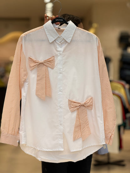 Bow detail shirt
