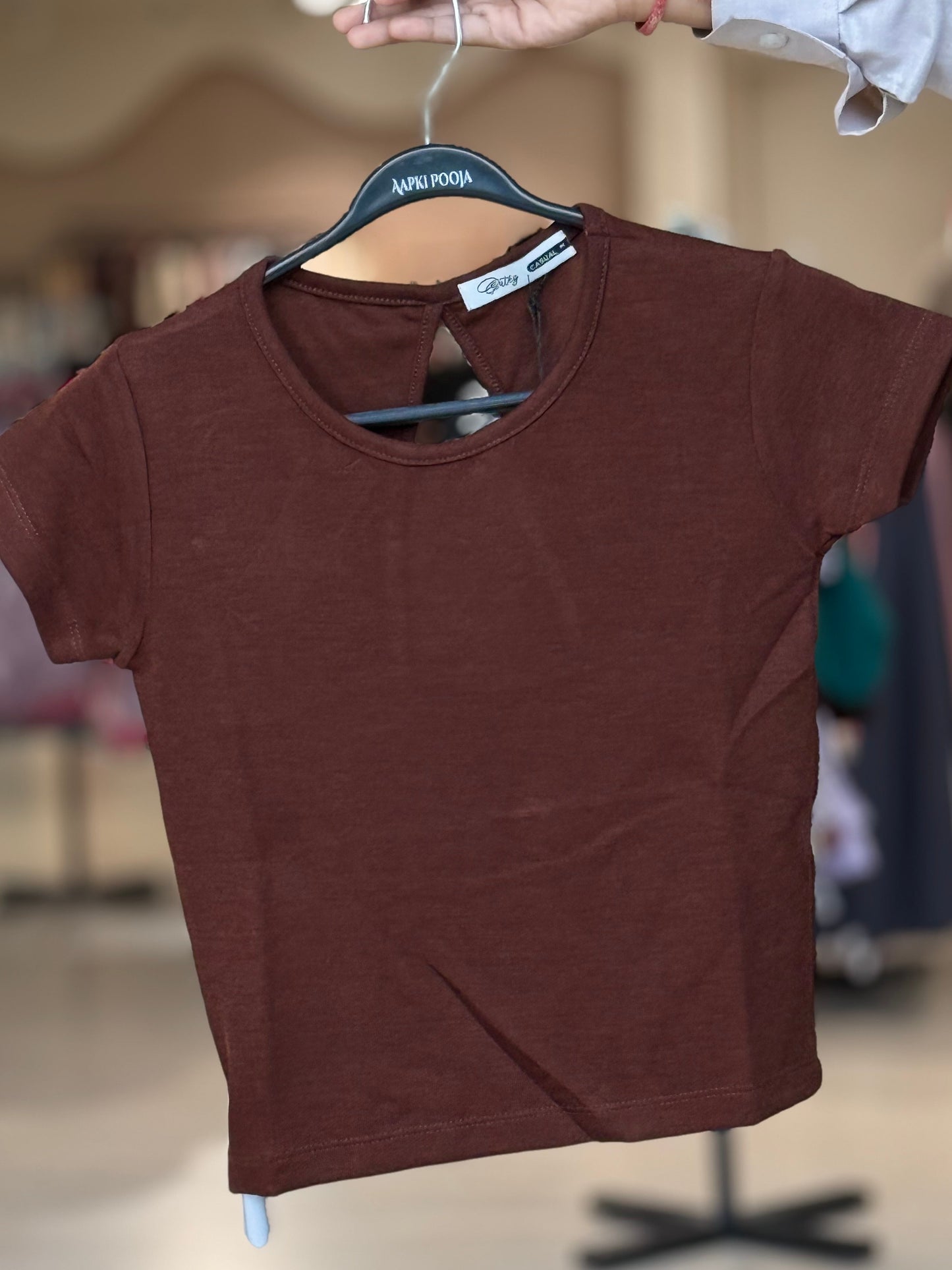 Ribbed Top with Back Cut-Out Detail