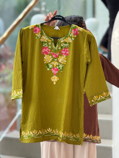 Embroidered top