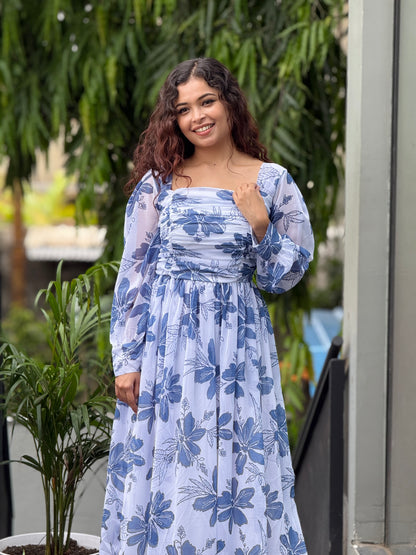 Floral one piece dress