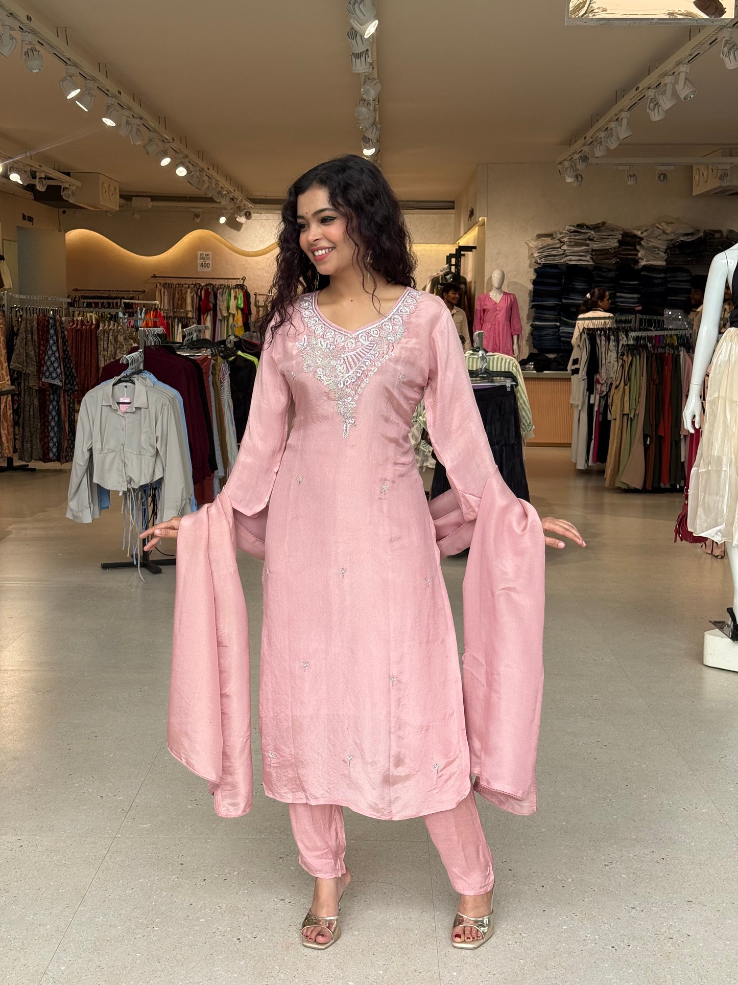 3 piece partywear suit set