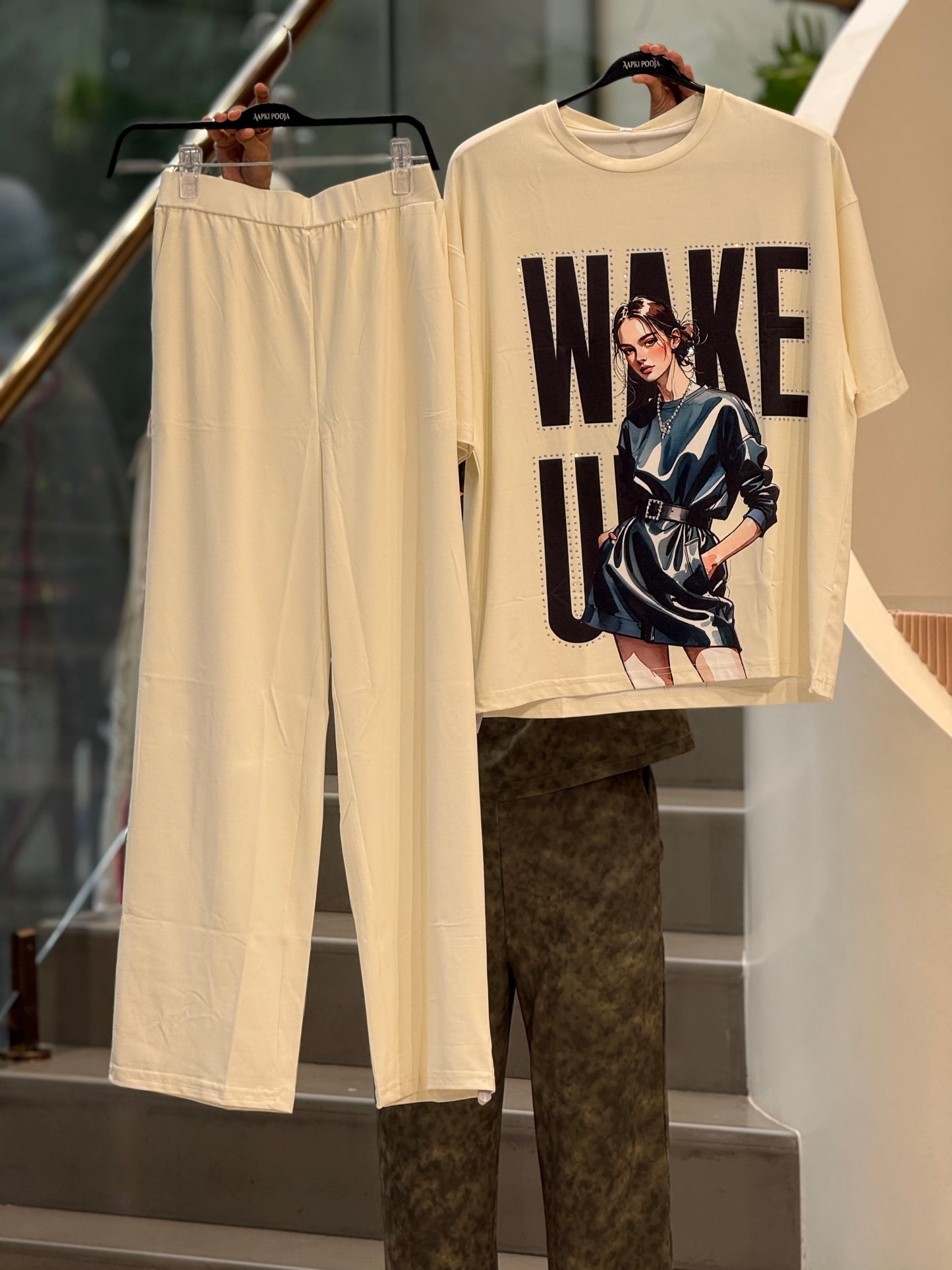 printed partywear co-ord set