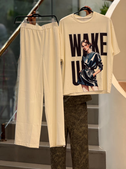 printed partywear co-ord set