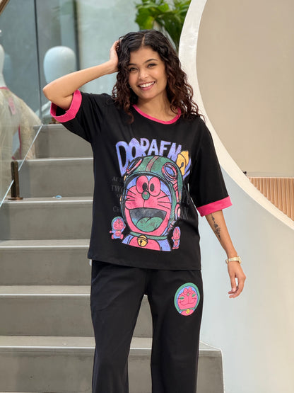 Doremon print co-ord set