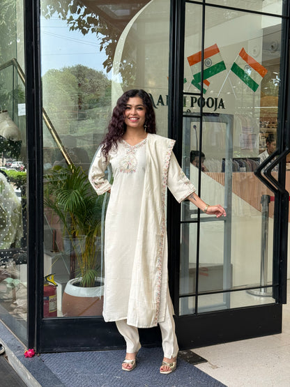 3 piece partywear suit set