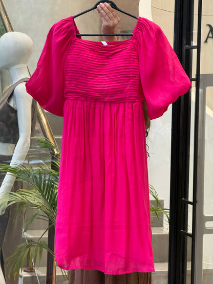 Smocked Midi Dress