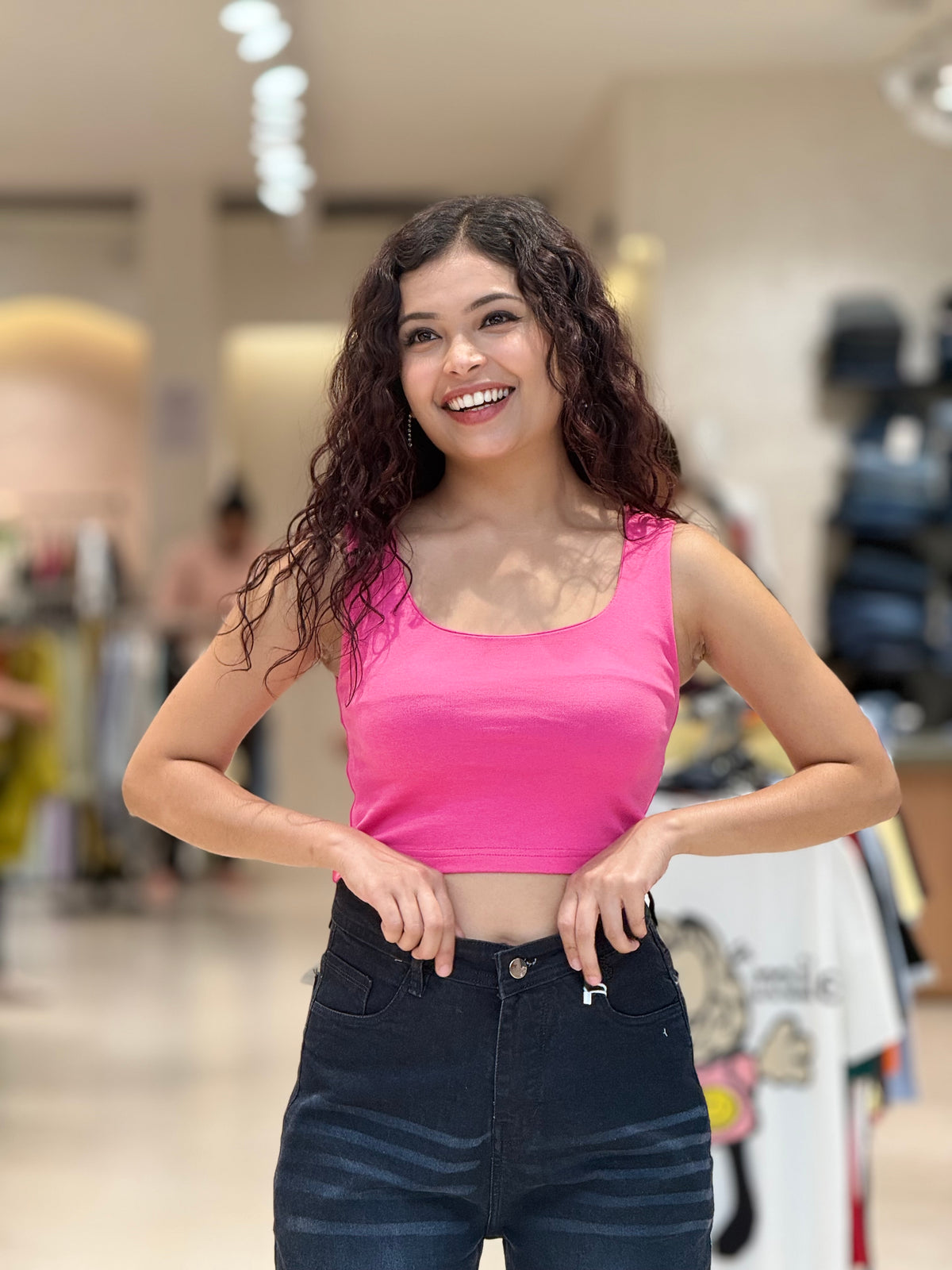 Body fit tank top