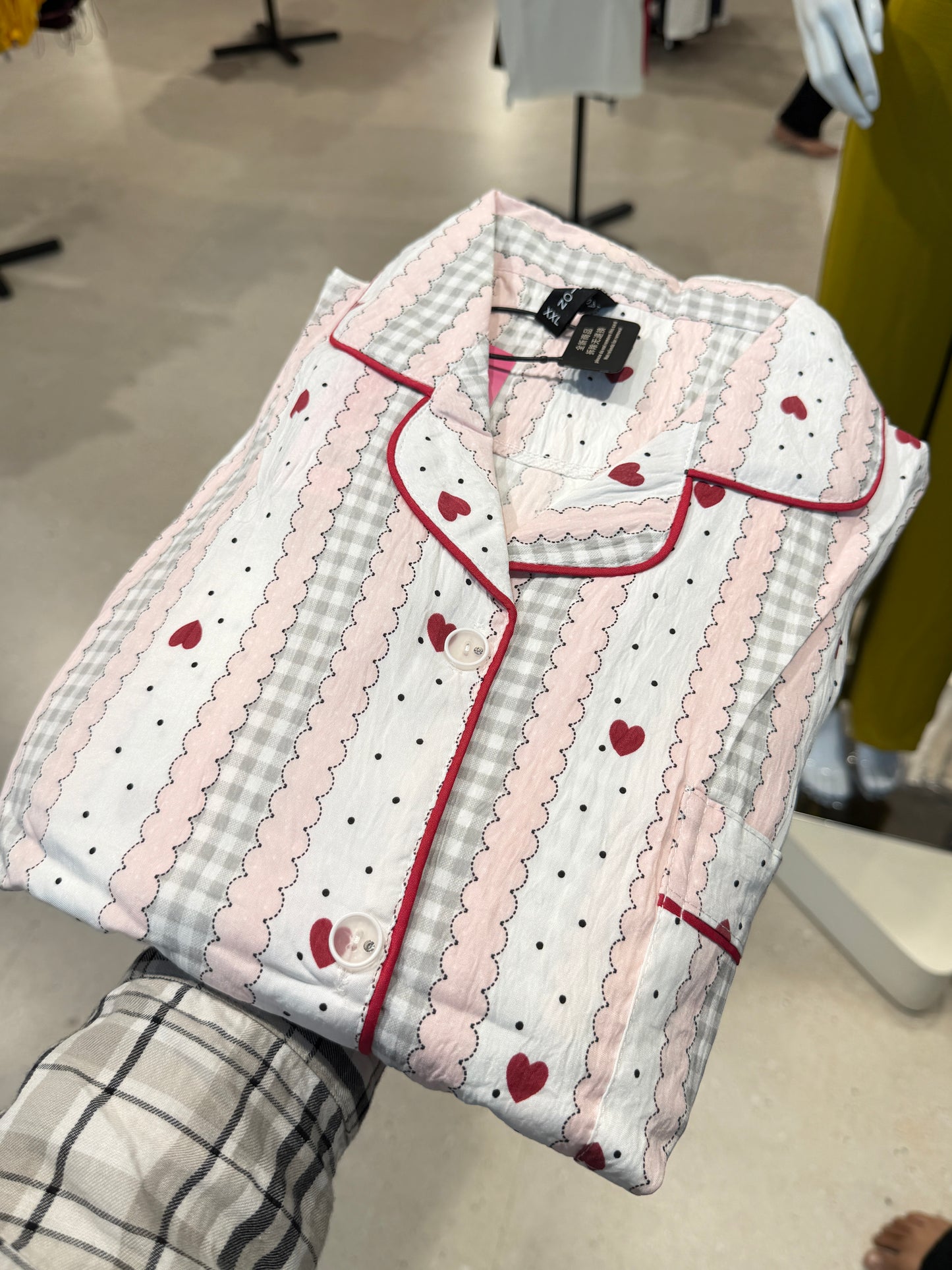 Printed three piece night suits