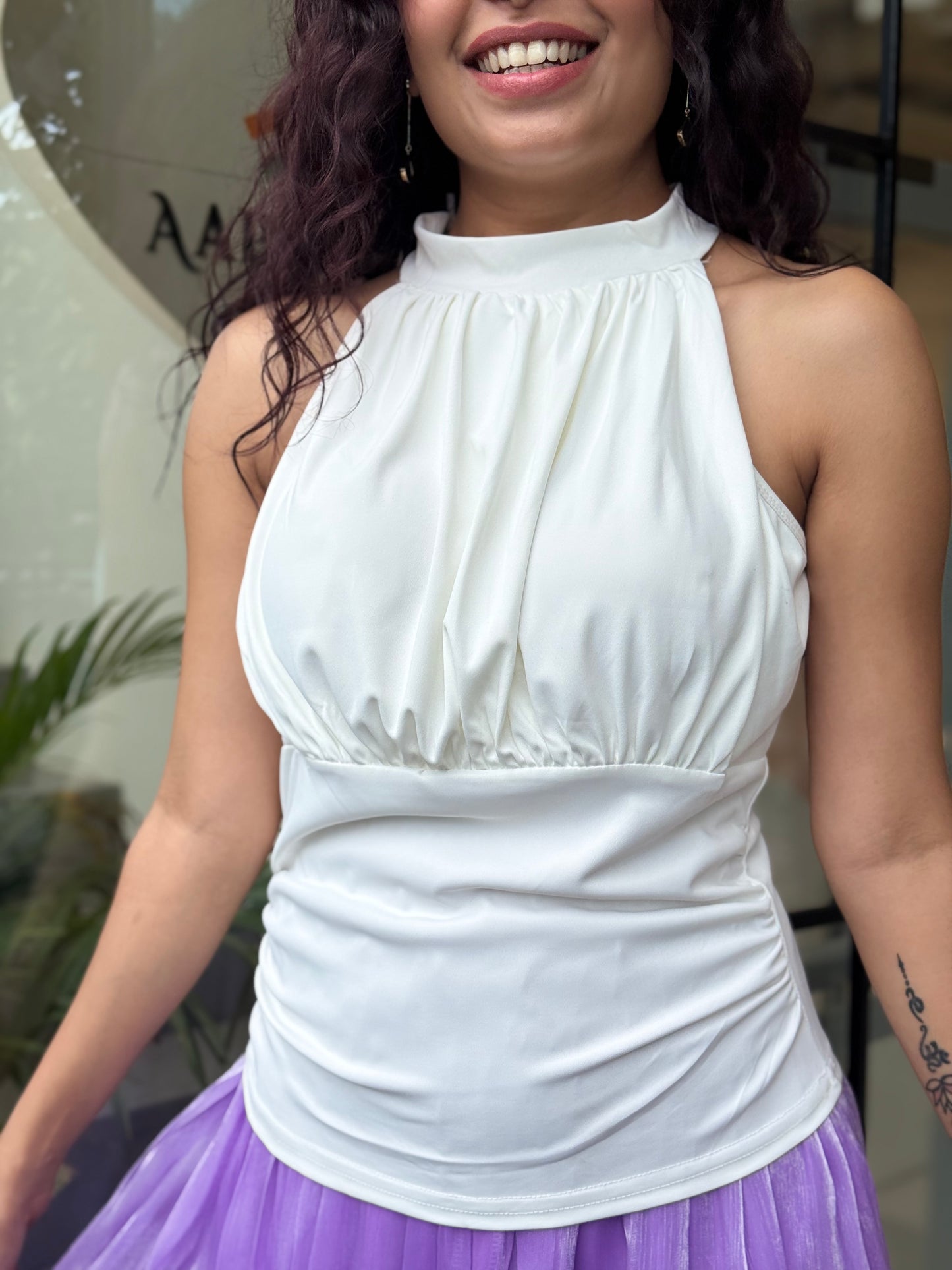 Halter neck top