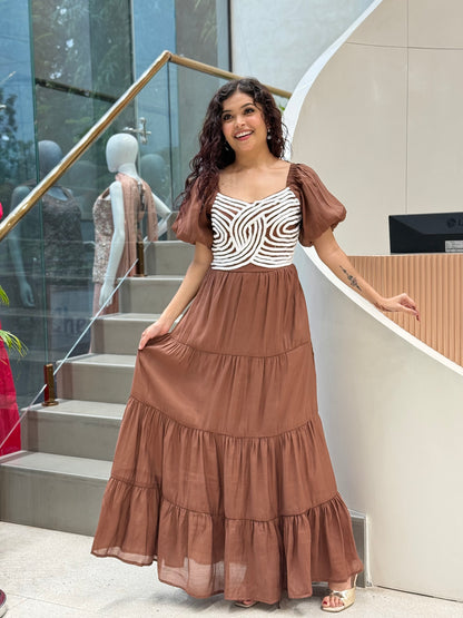 One piece partywear dress