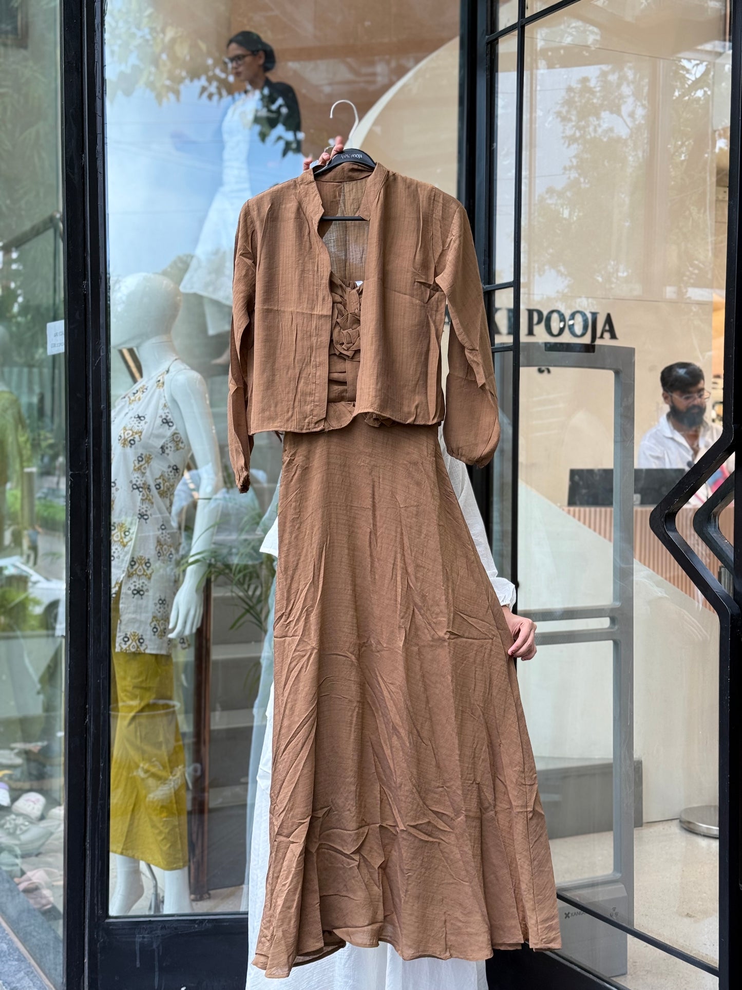 One piece dress with jacket