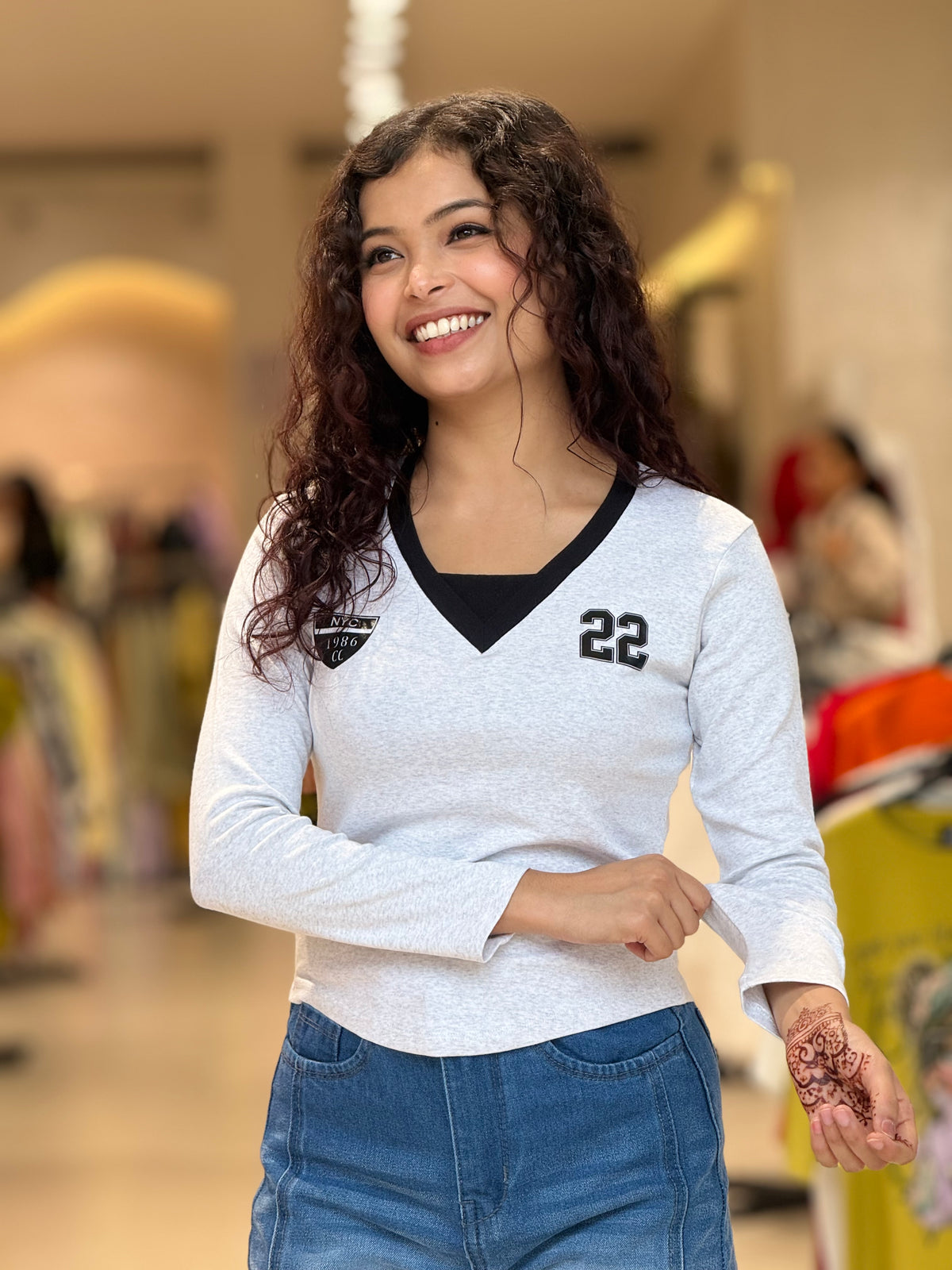 full sleeves body fit T-shirt
