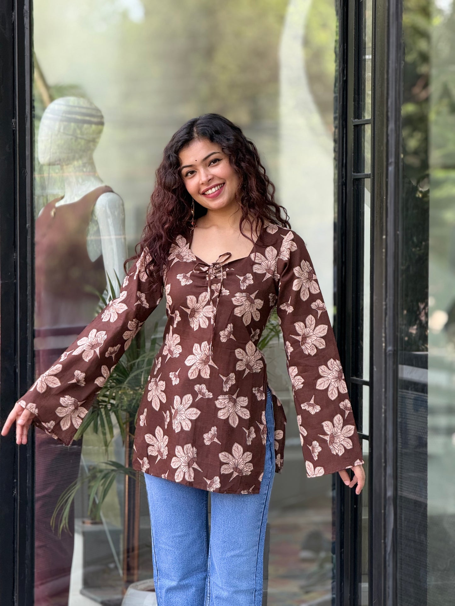 Cotton short kurties
