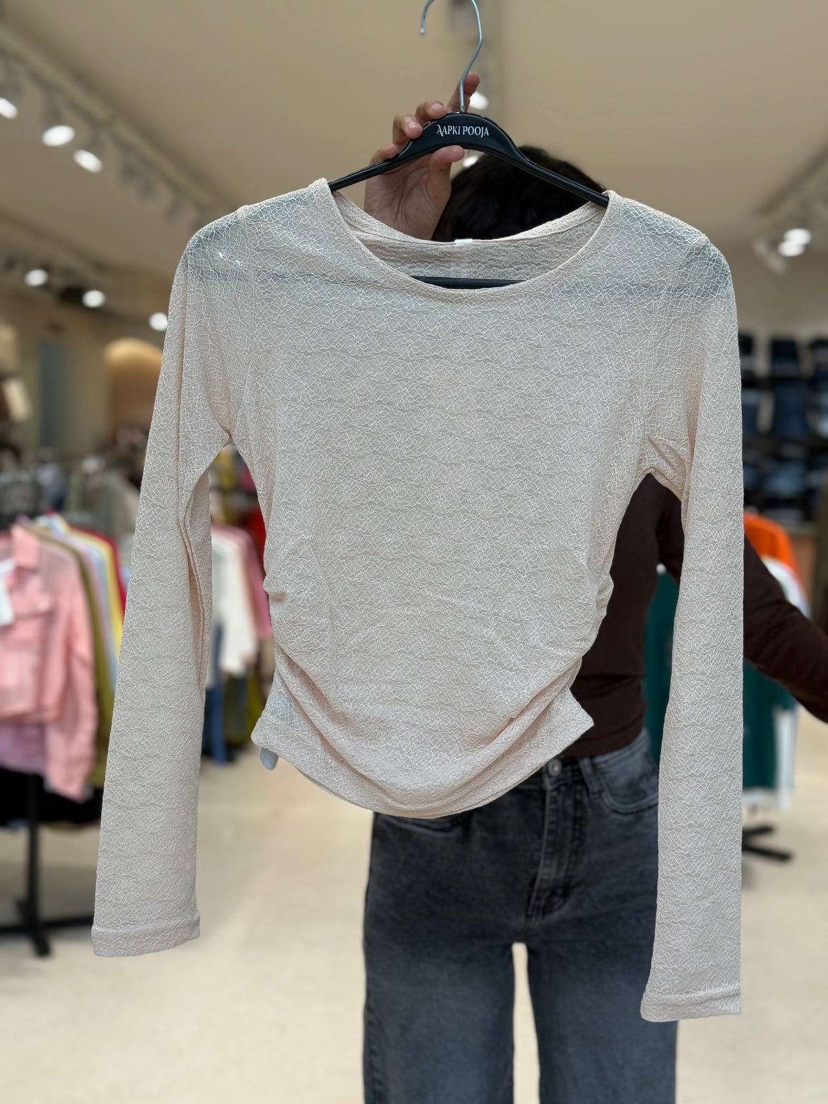 see through top