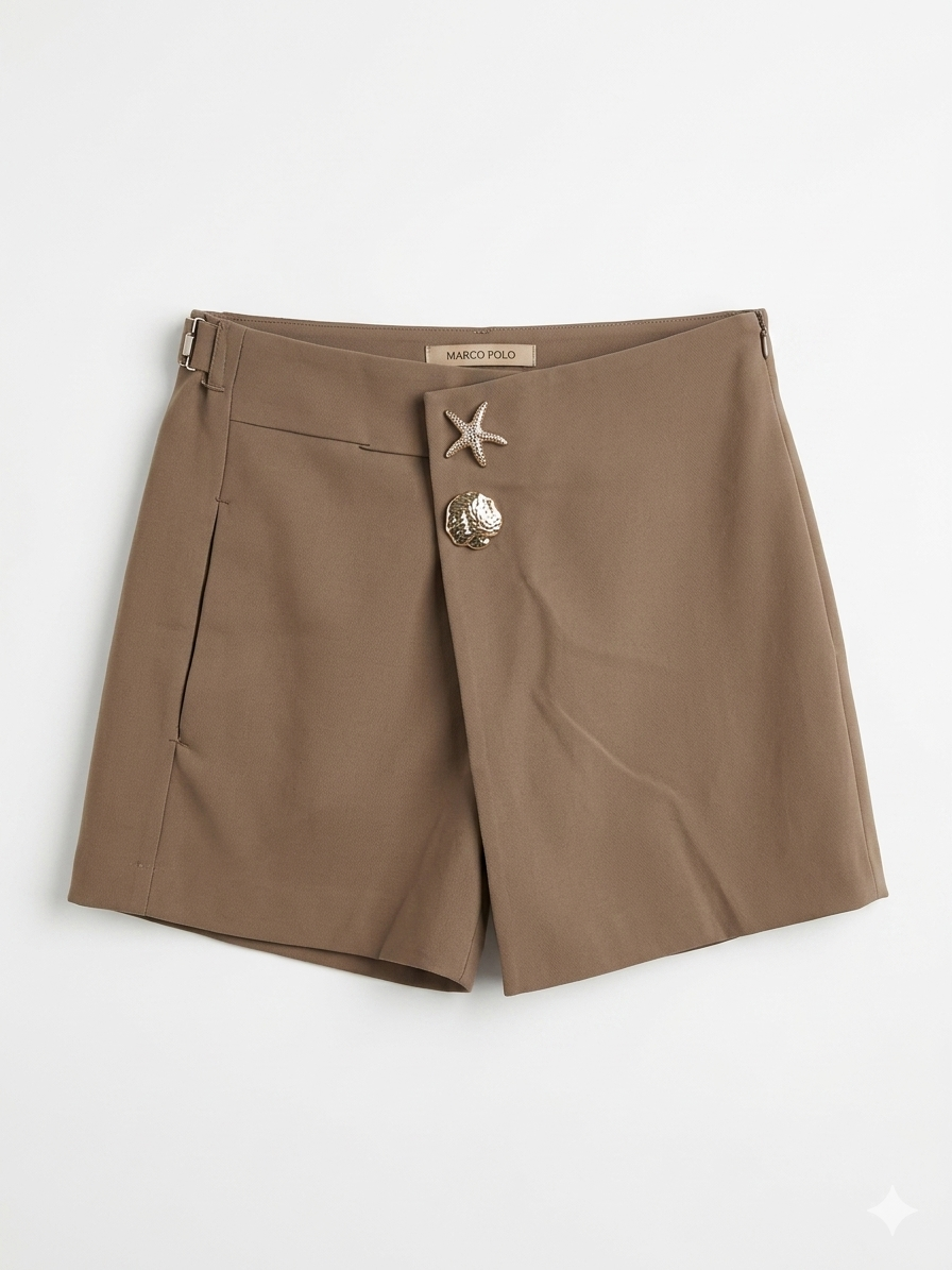 Seaside Charm High-Waisted Skort