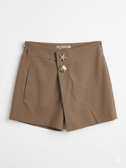 Seaside Charm High-Waisted Skort