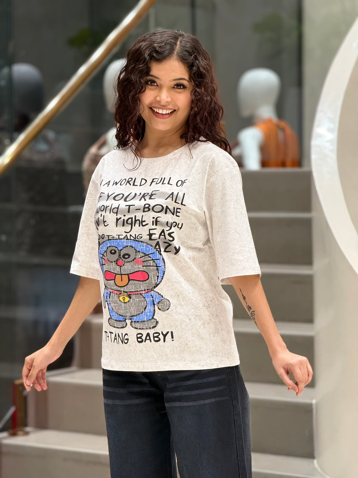 Doraemon animated T-shirt