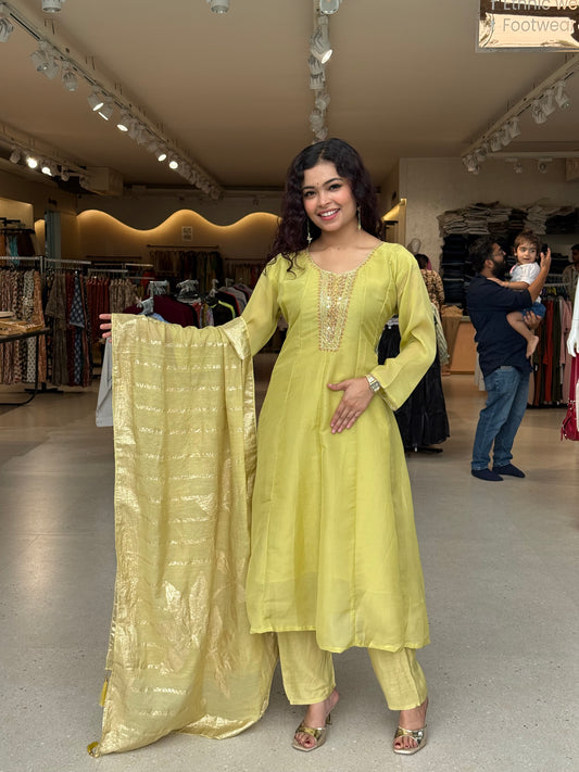 3 piece partywear suit set