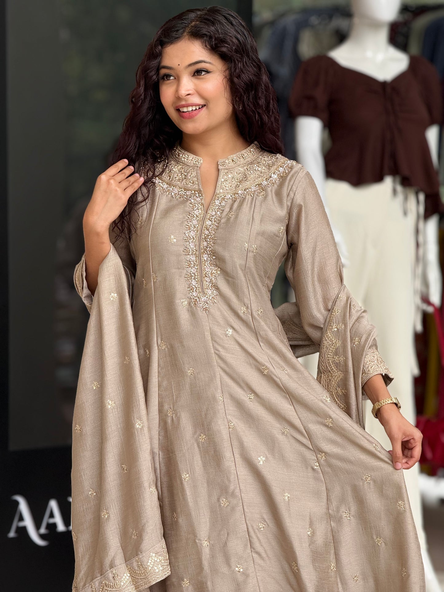 3 piece partywear suit set