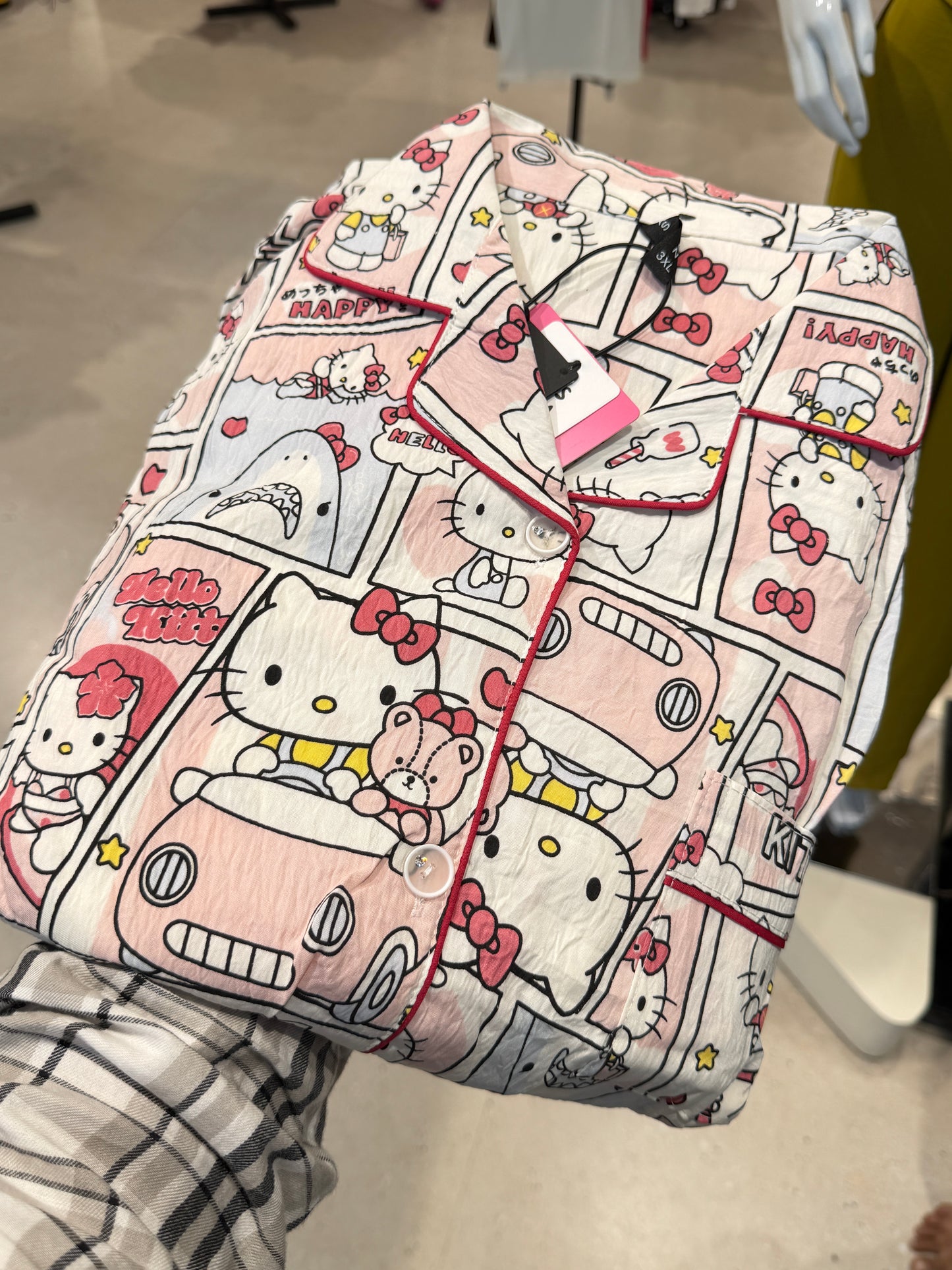 Printed three piece night suits