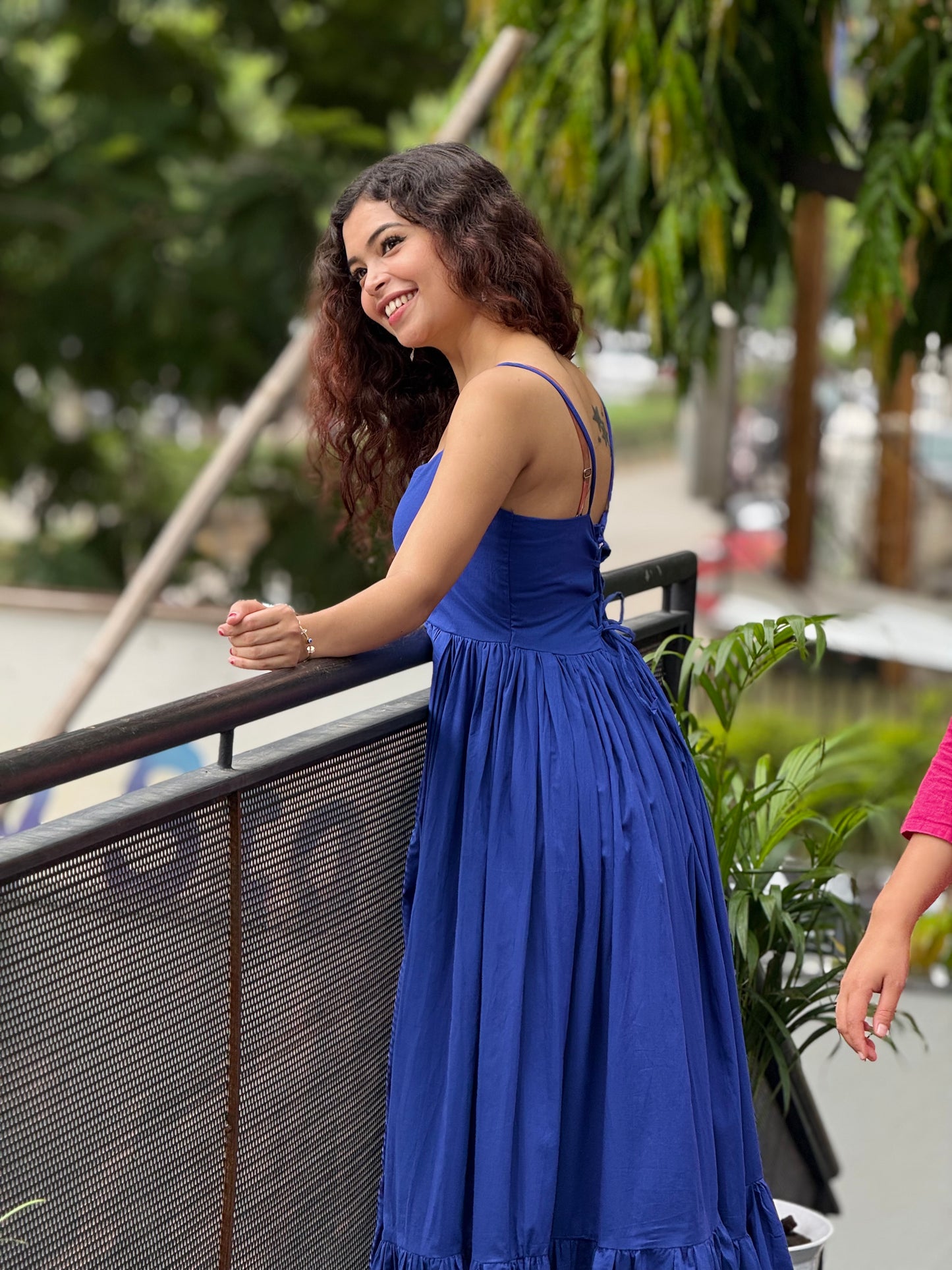 Dreamy Tiered extra flare Cotton Dress