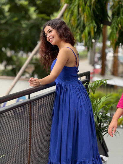 Dreamy Tiered extra flare Cotton Dress