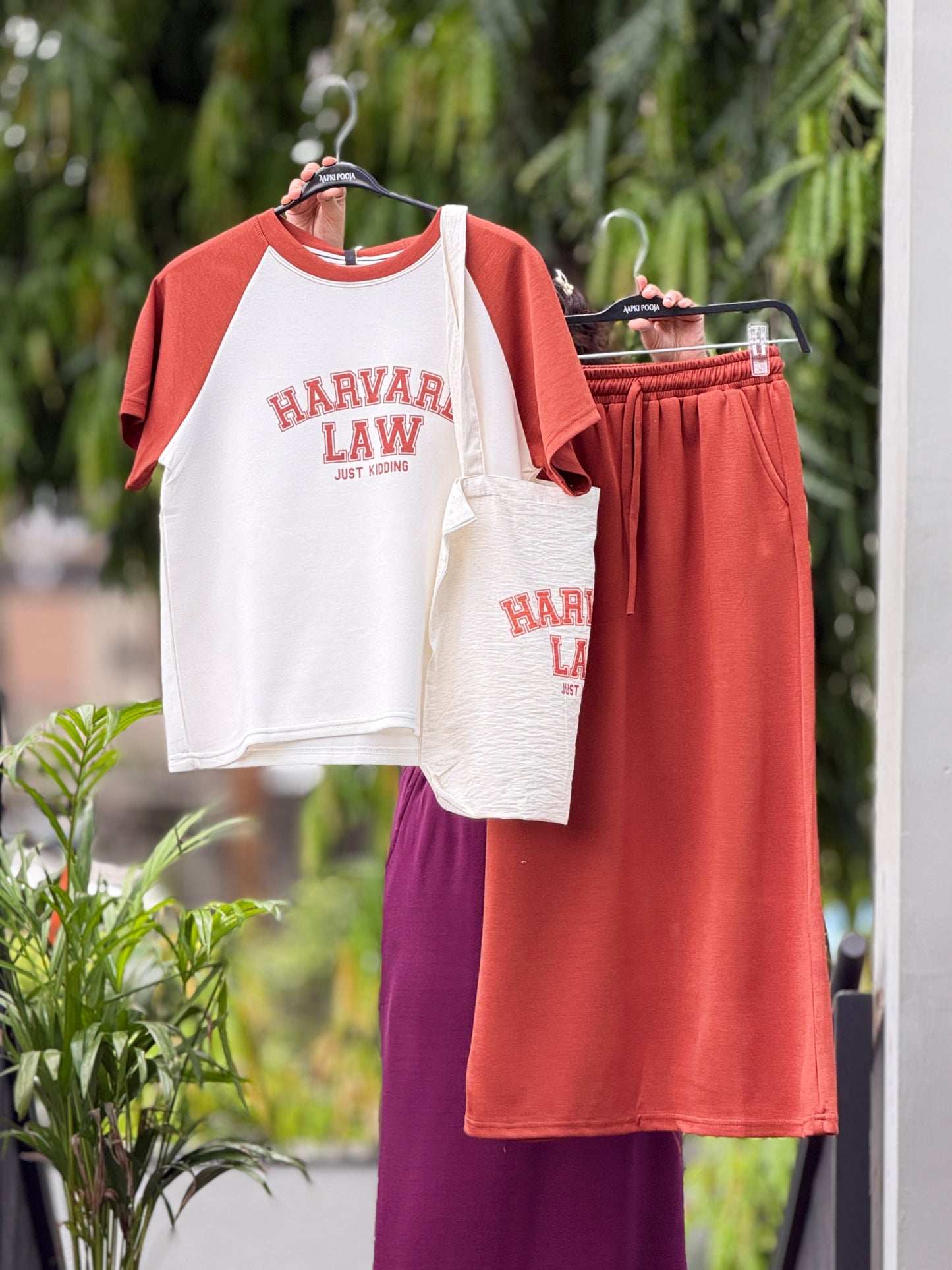 Harvard 3-Piece Co-Ord Set with Tote Bag