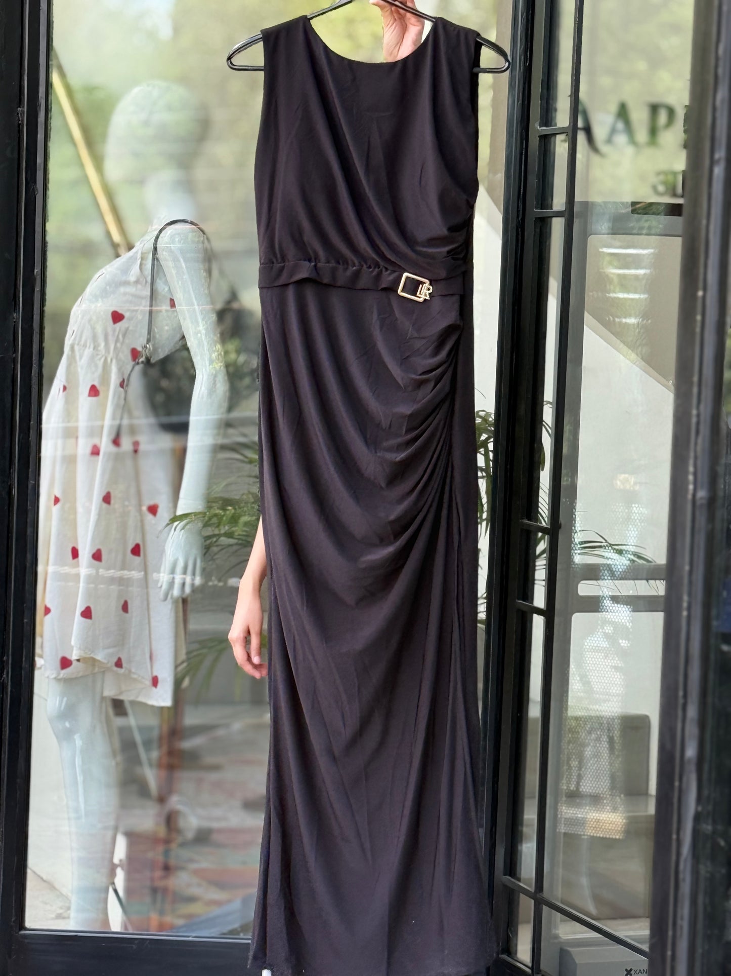 Ruched Bodycon Maxi Dress